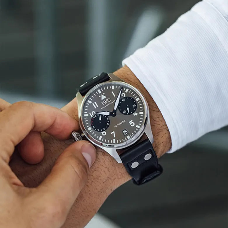 Find Style and Function with IWC s Left Handed Watch Shreve Co. Jewelers