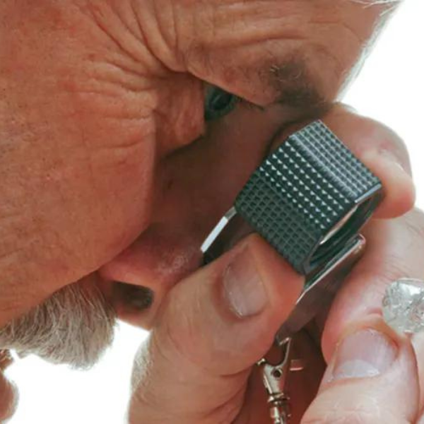 jeweler with loop