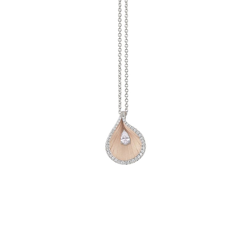 Premiere Pendant in 18k Natural Beige with diamonds .22cts