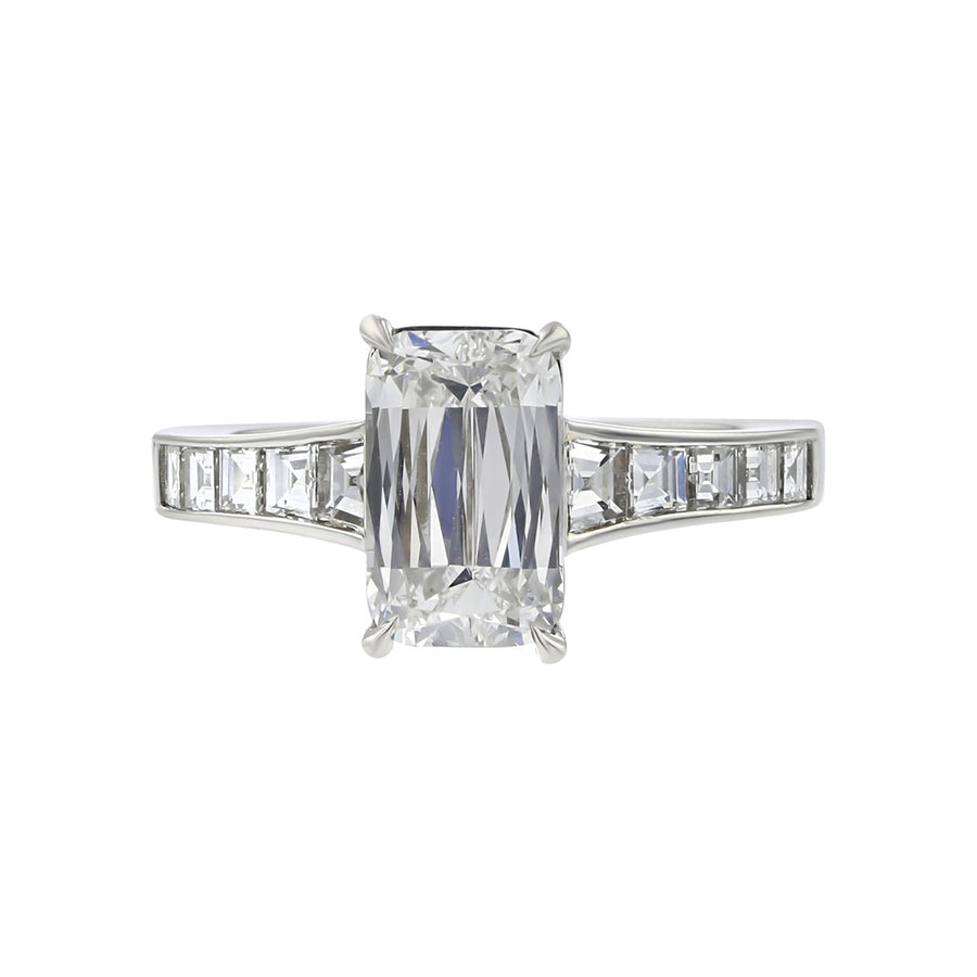 Ashoka Diamond Engagement Ring in Platinum