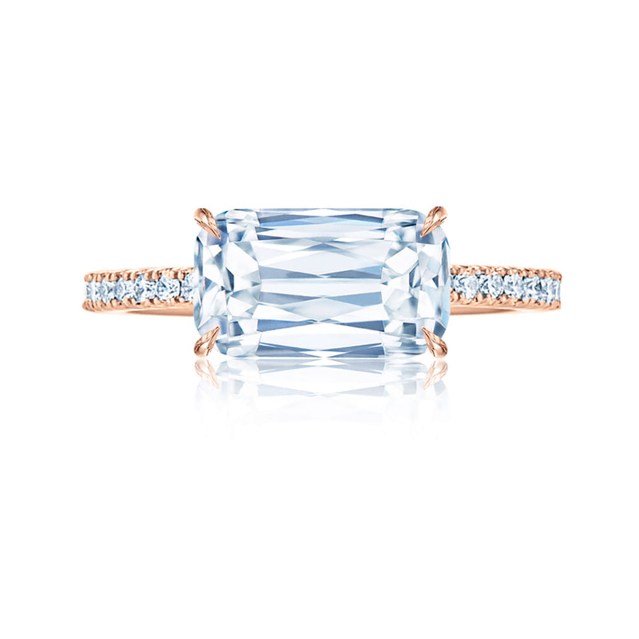 East-West Ashoka Diamond Engagement Ring
