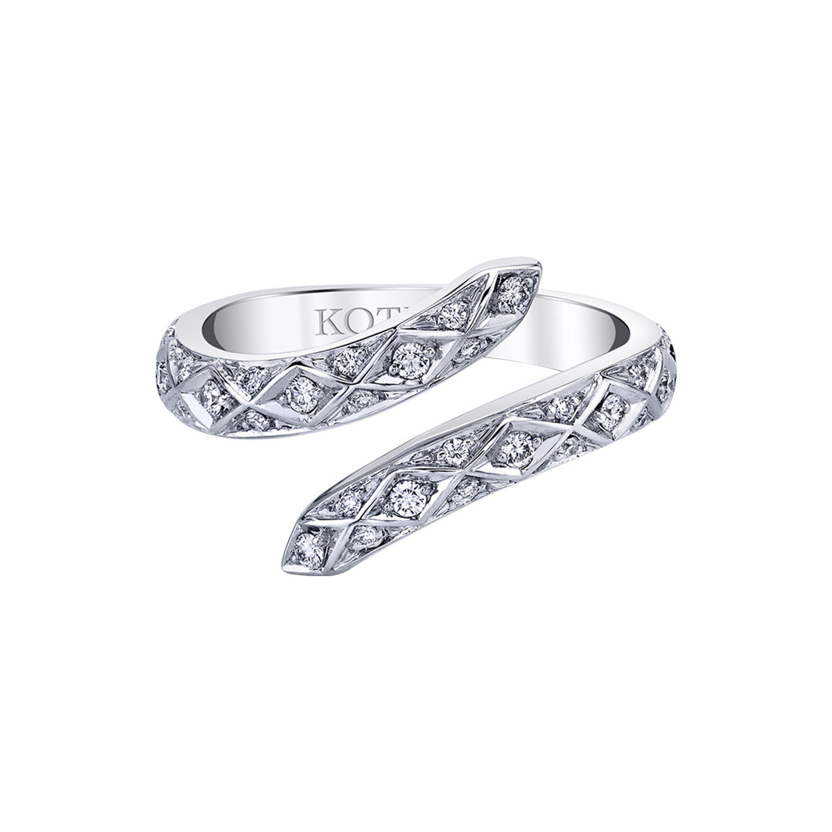 Criss Cross Bypass Ring Shreve & Co. Shreve & Co. Jewelers