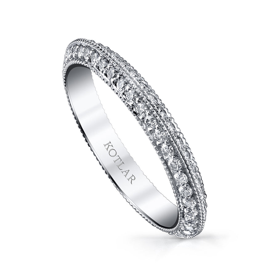 Crown Diamond Eternity Band