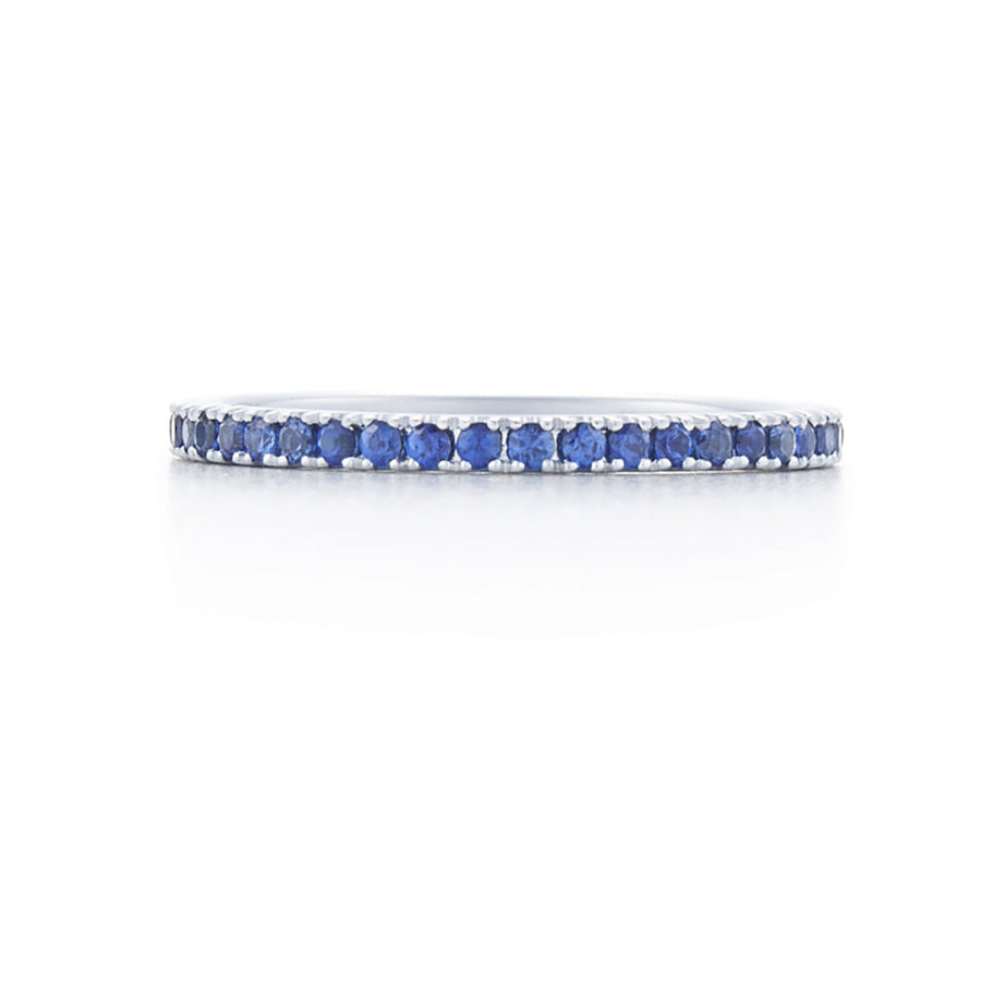 Slim Eternity Ring with Sapphires