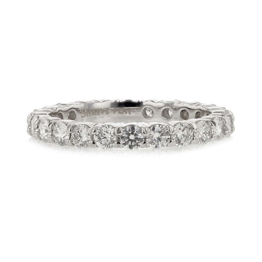Platinum Diamond Eternity Wedding Band
