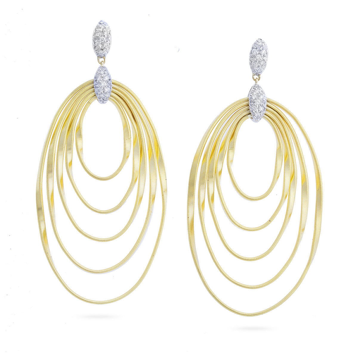 18KT Yellow Gold Tension Jumbo Heavy Tension Earrings Backs 10mm – LSJ