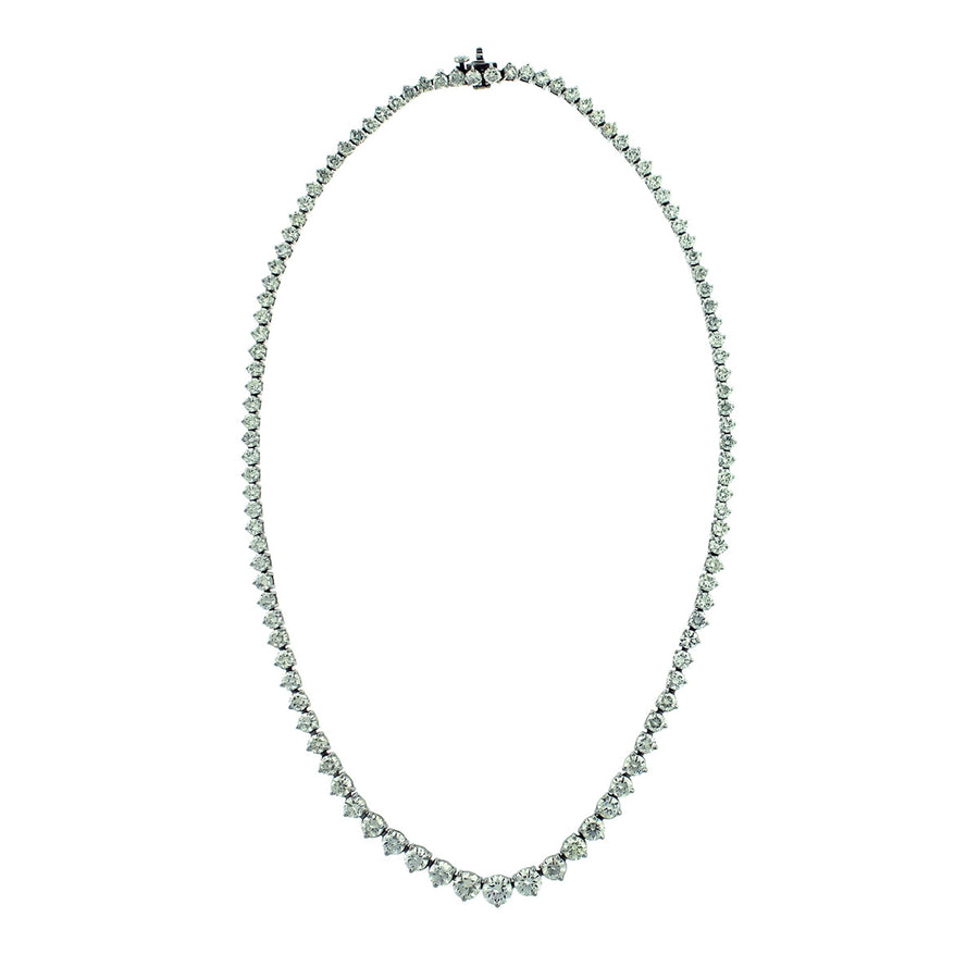 Suna Bros 3 Prong Diamond Riviera Necklace
