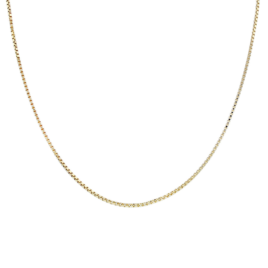 17-Inch 14K Yellow Gold Box Chain Necklace