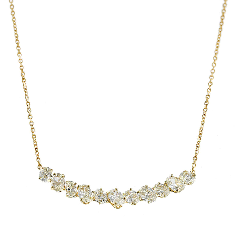 Salavetti 18K Yellow Gold Diamond Brillante Necklace