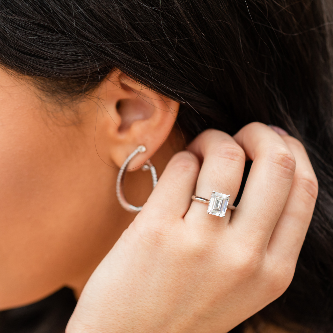 Emerald Cut Engagement Ring