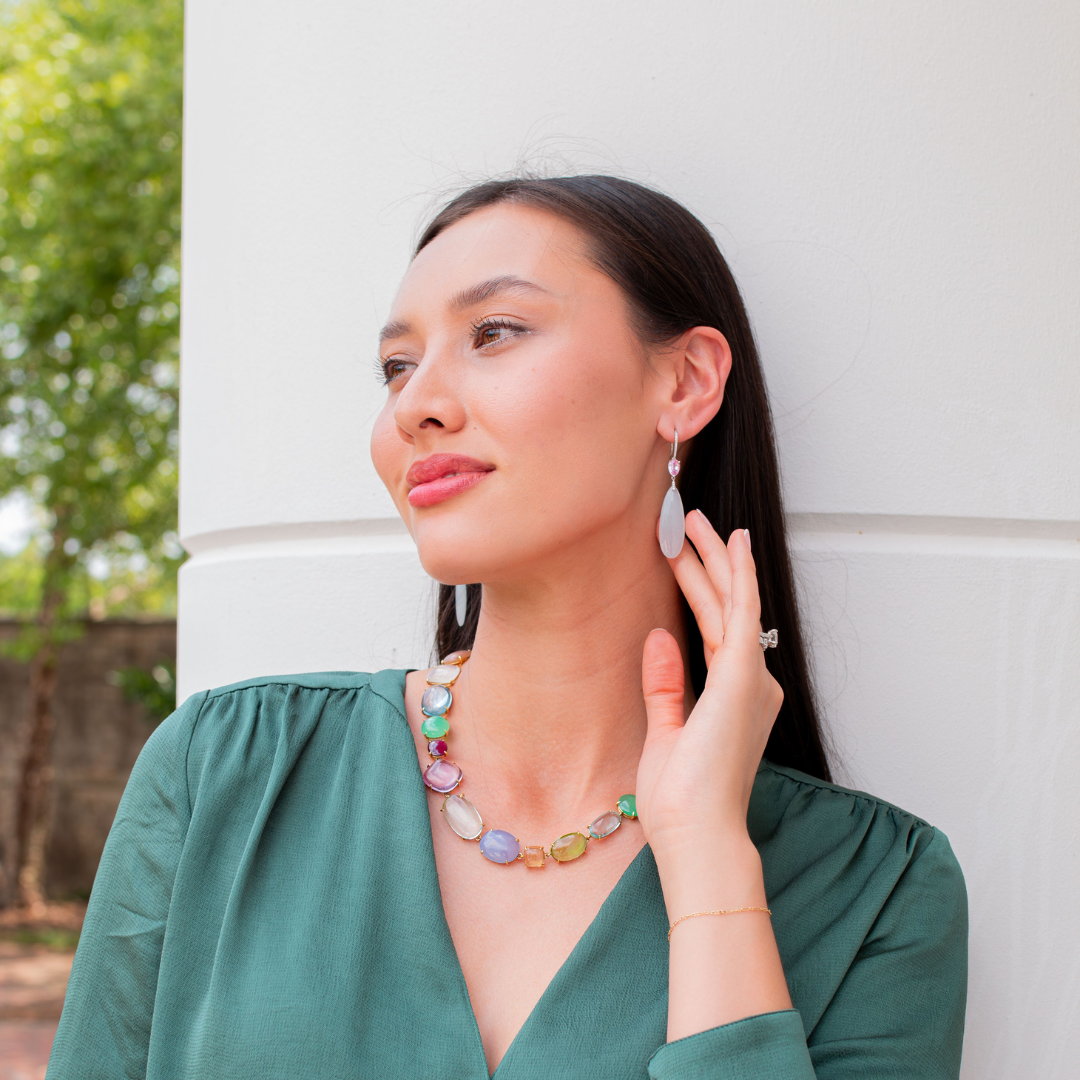 Eclat Earrings and Necklace