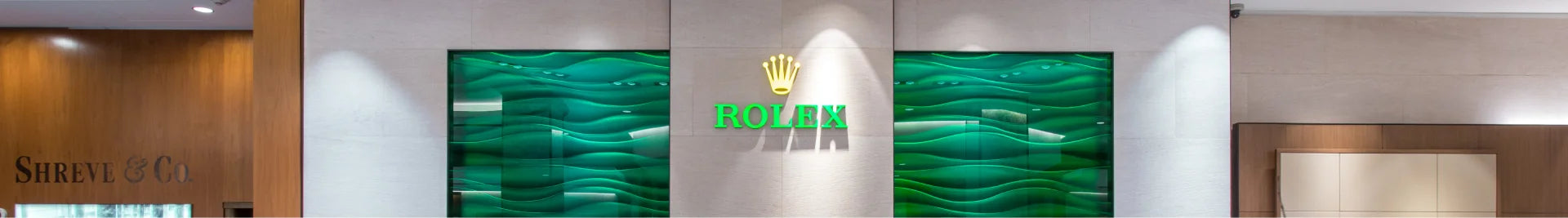 Our Rolex Showroom at Shreve & Co. in San Francisco and Palo Alto, CA
