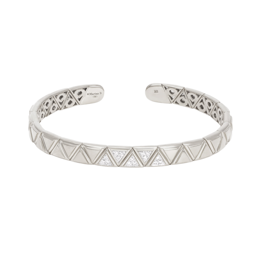 Triangolini Diamond Bangle Bracelet