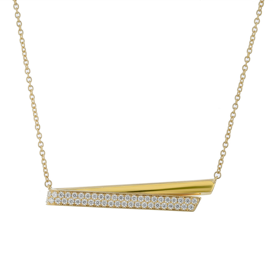 Inside Out 0.25-0.38ct Diamond Flip Necklace in 18K Yellow Gold, 18in