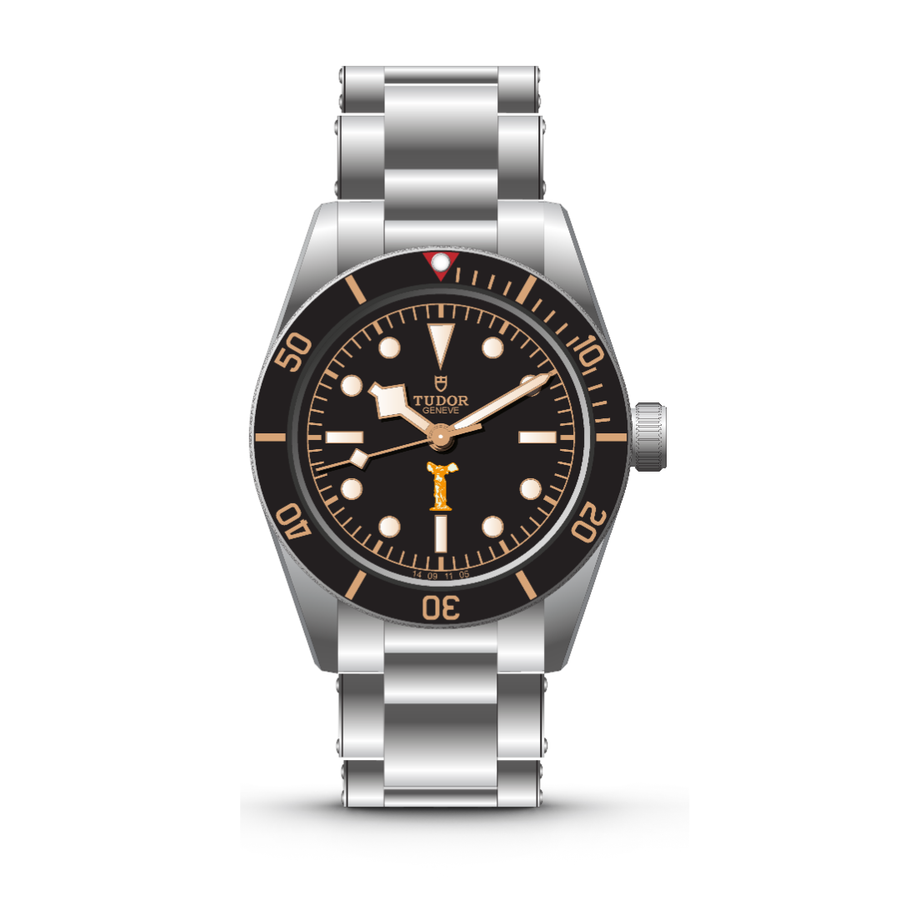 39mm Black Bay 58 Watch in Stainless Steel,  Goddess of Victory Edition (Final Payment - 50% Deposit)