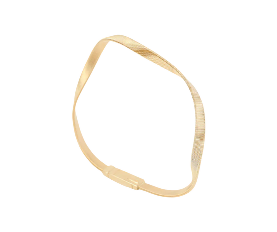 Gold twisted bracelet