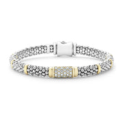 Diamond Caviar Bracelet 6mm