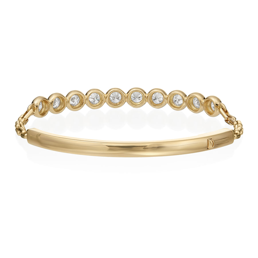 Moonlight 1.47ct Diamond Bezel Set Bracelet in 18K Yellow Gold