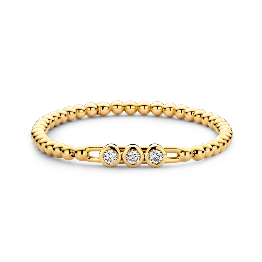 Tresore 0.60ct Diamond Stretch Bracelet in 18K Yellow Gold