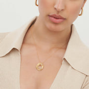 Dune Diamond Pendant in 18K Yellow Sunrise Gold, 18in