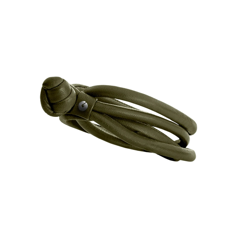 Army Leather Bracelet