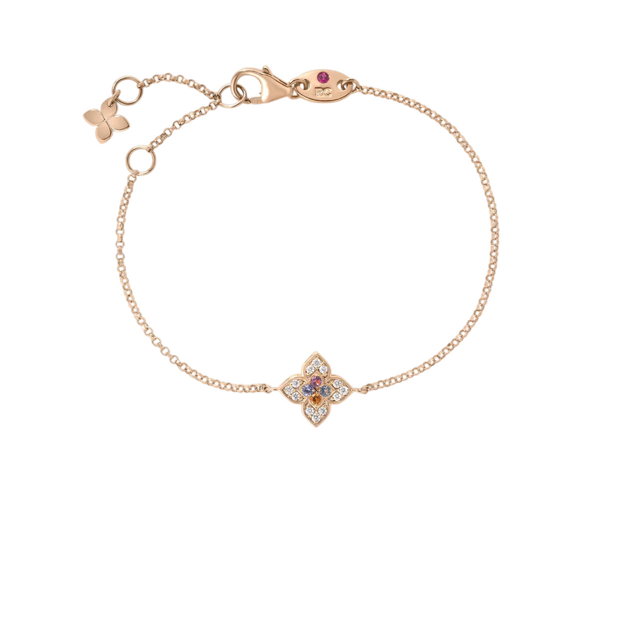Venetian Princess Carnival Small Flower Bracelet in 18K Rose Gold