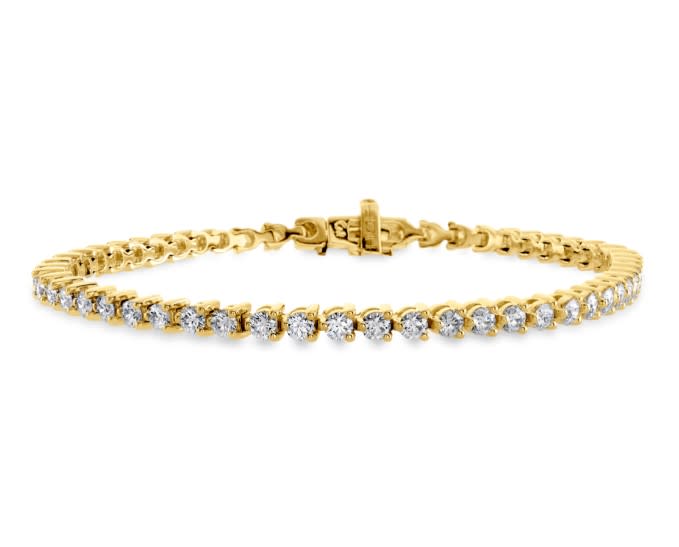 Select Temptation 2.90-3.04ct Diamond Tennis Bracelet in 18K Yellow Gold, 7"