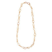 Love Collier Chain Necklace in 18K Yellow and Rose Gold, 21.5"