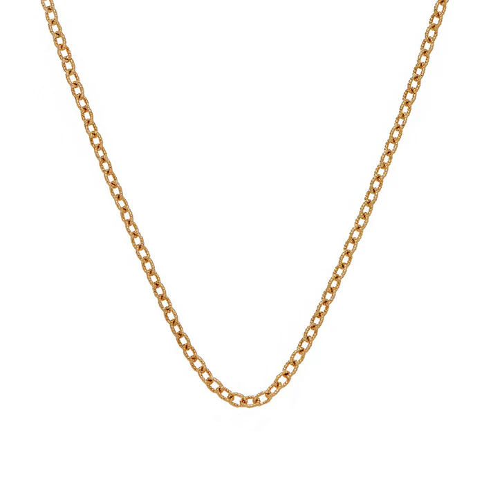 Medium Twisted Oval Chain in 14K Yellow Gold, 20in