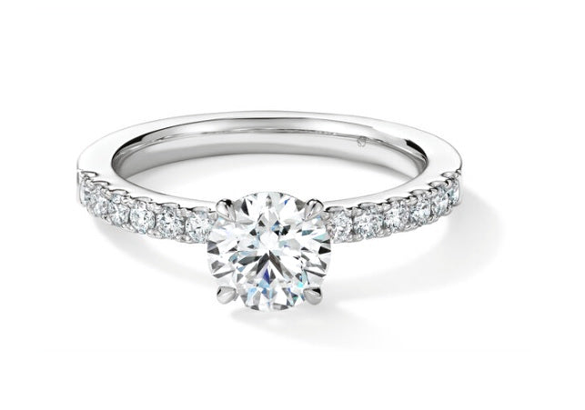 0.76ct Destiny Diamond Engagement Ring in Platinum, Size 6.5