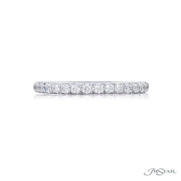 0.60ct Diamond Cut Down Eternity Band in Platinum