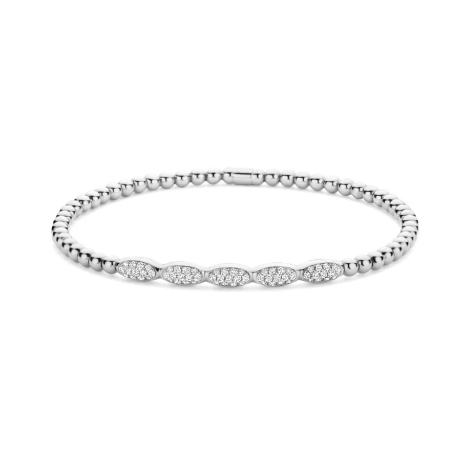 Tresore 0.47ct Diamond Stretch Bracelet in 18K White Gold
