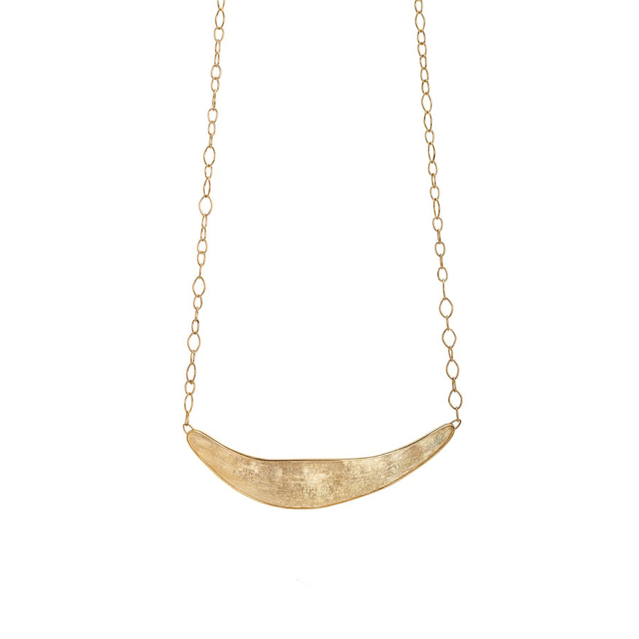 18K Lunaria Yellow Gold Half Collar