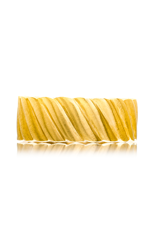 La Mer 7mm Wide Band in 18K Yellow Gold, size 7.5