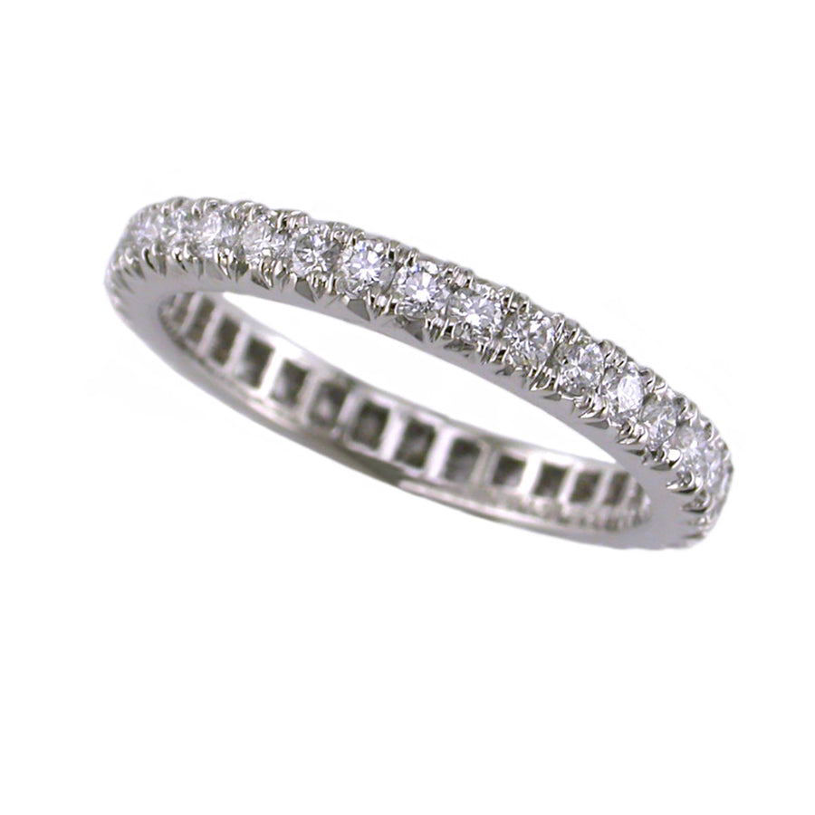 0.41ct Diamond Eternity Band in Platinum, Size 6.25