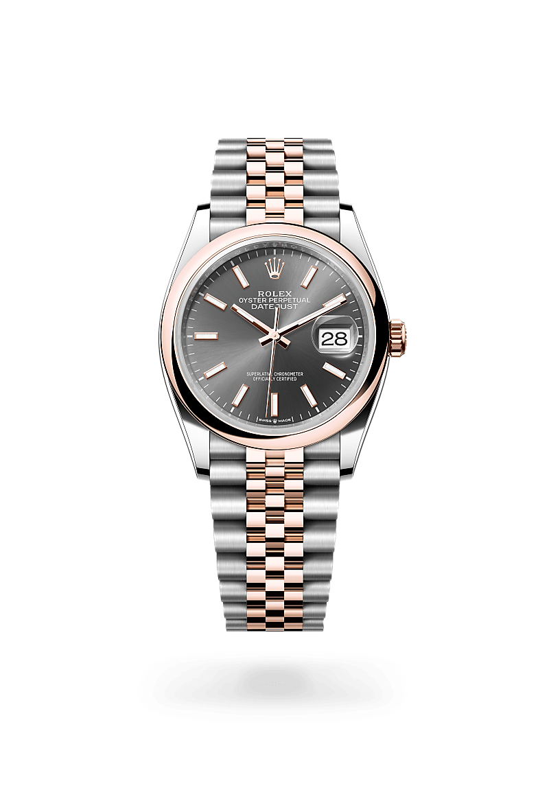 rolex Datejust in Everose Rolesor - combination of Oystersteel and Everose gold,  - Shreve & Co Jewelers