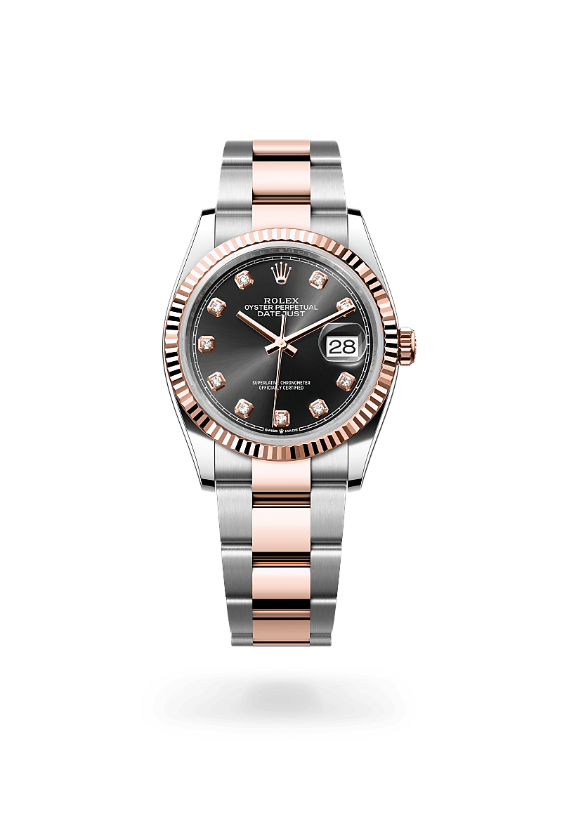 rolex Datejust in Everose Rolesor - combination of Oystersteel and Everose gold,  - Shreve & Co Jewelers