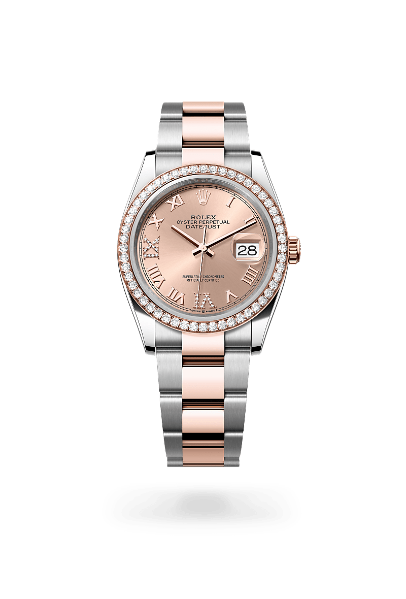 rolex Datejust in Everose Rolesor - combination of Oystersteel and Everose gold,  - Shreve & Co Jewelers