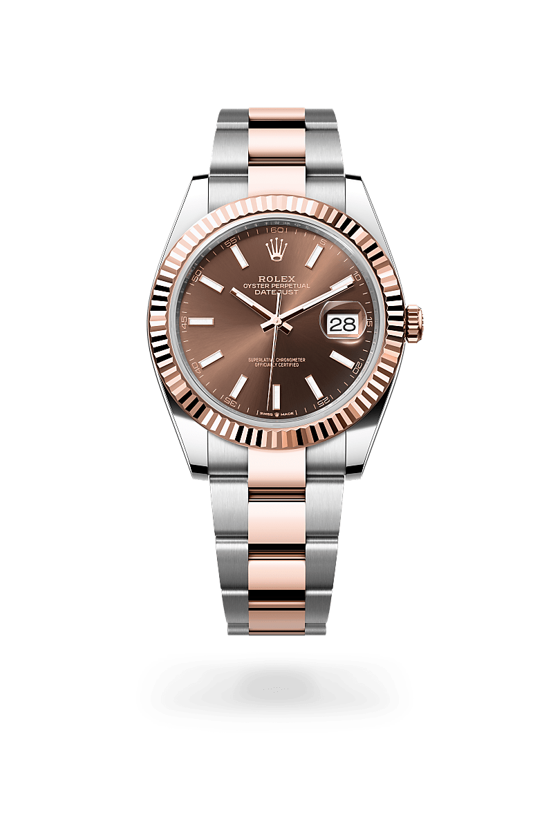 rolex Datejust in Everose Rolesor - combination of Oystersteel and Everose gold,  - Shreve & Co Jewelers