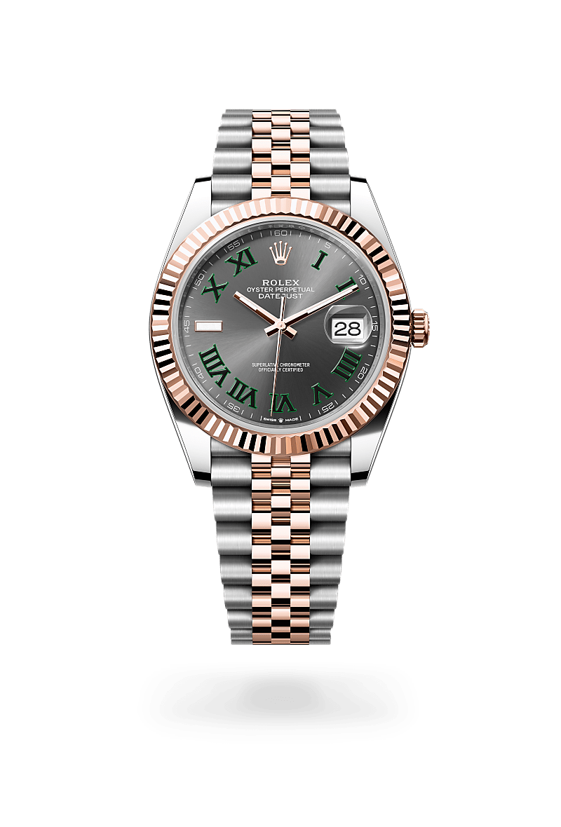 rolex Datejust in Everose Rolesor - combination of Oystersteel and Everose gold,  - Shreve & Co Jewelers