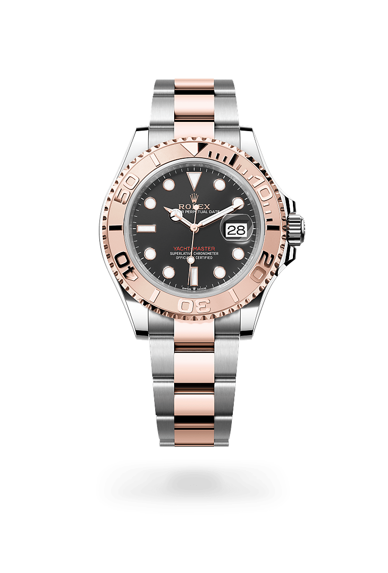 rolex Yacht-Master in Everose Rolesor - combination of Oystersteel and Everose gold,  - Shreve & Co Jewelers