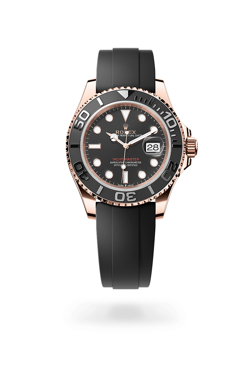 rolex Yacht-Master in 18 kt Everose gold, M126655-0002 - Shreve & Co. Jewelers