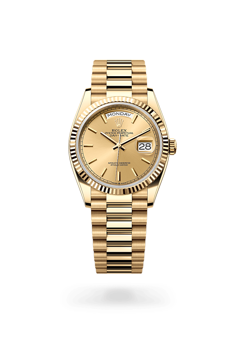 rolex Day-Date in 18 kt yellow gold,  - Shreve & Co Jewelers