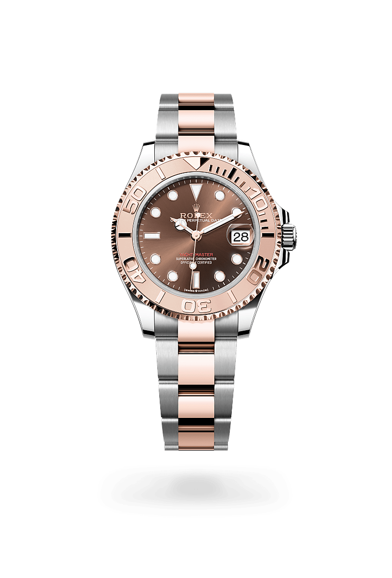 rolex Yacht-Master in Everose Rolesor - combination of Oystersteel and Everose gold,  - Shreve & Co Jewelers