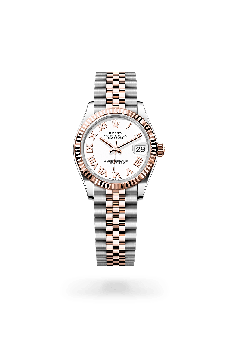 rolex Datejust in Everose Rolesor - combination of Oystersteel and Everose gold,  - Shreve & Co Jewelers