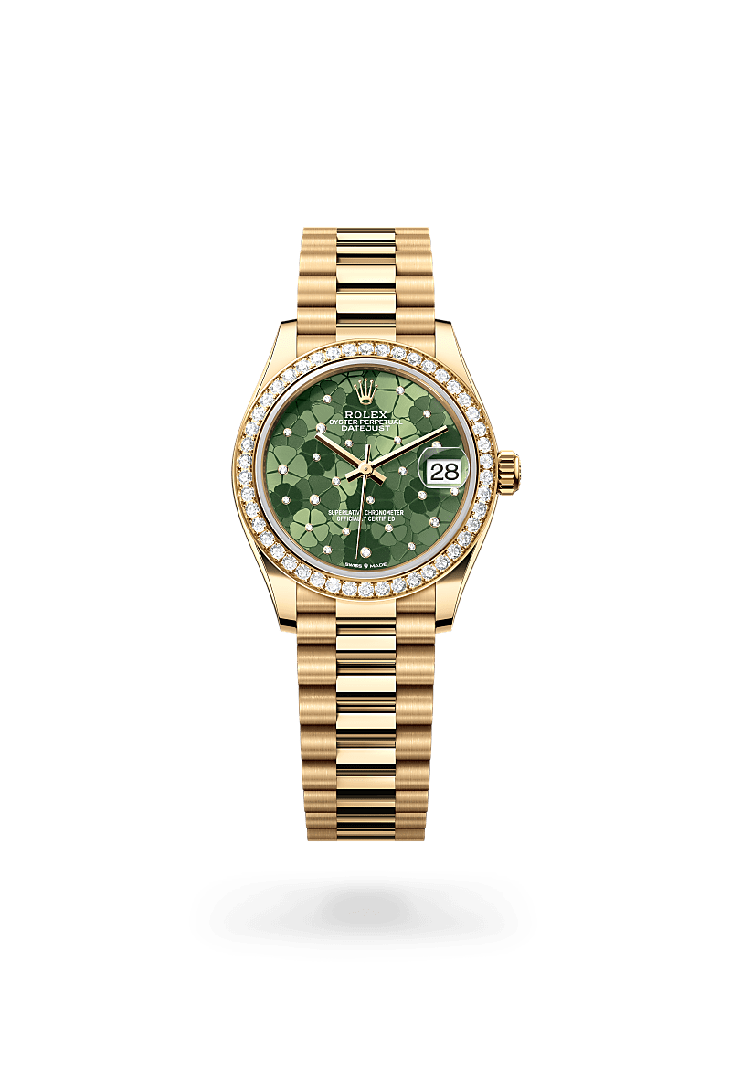 rolex Datejust in 18 kt yellow gold,  - Shreve & Co Jewelers