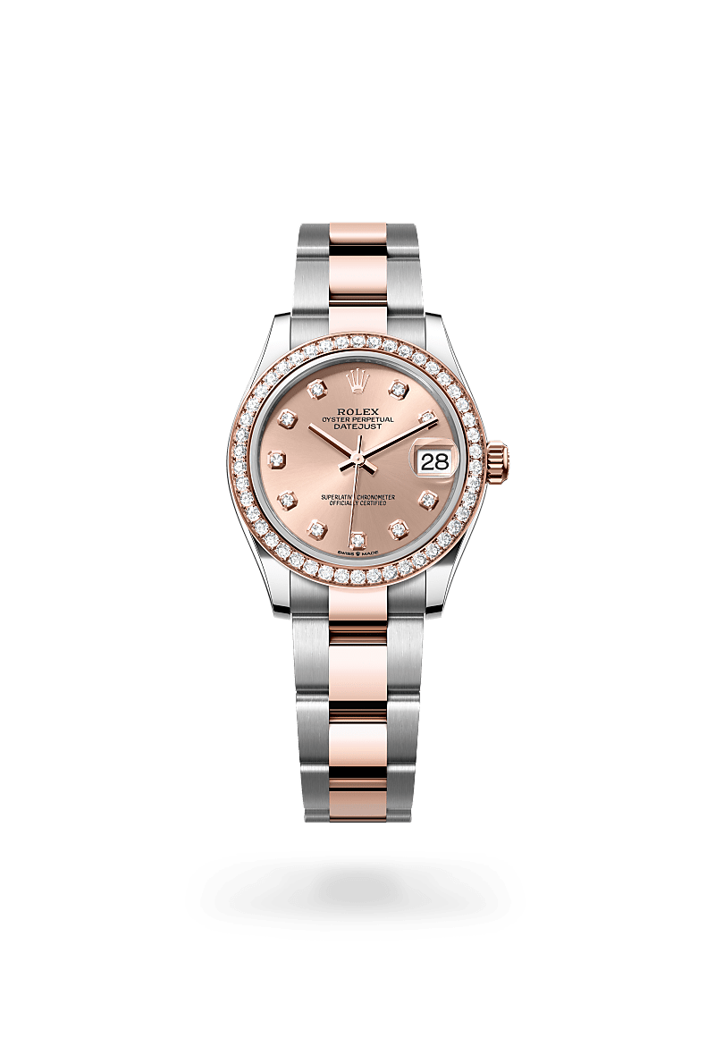 rolex Datejust in Everose Rolesor - combination of Oystersteel and Everose gold,  - Shreve & Co Jewelers