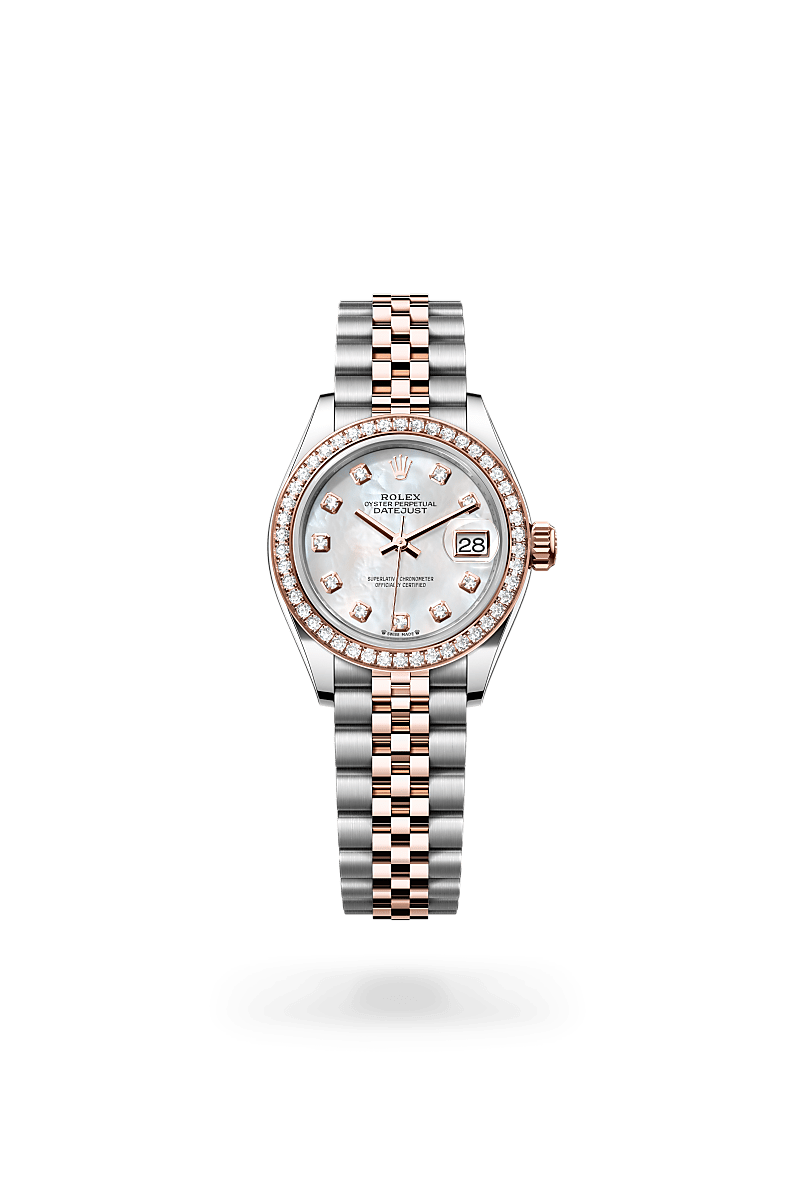 rolex Lady-Datejust in Everose Rolesor - combination of Oystersteel and Everose gold,  - Shreve & Co Jewelers