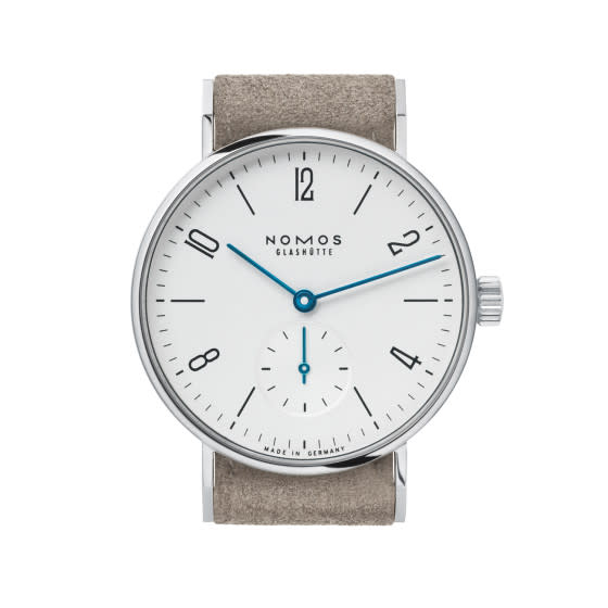 33mm Tangente Watch with Galvanized Silver Dial in Stainless Steel , Strap