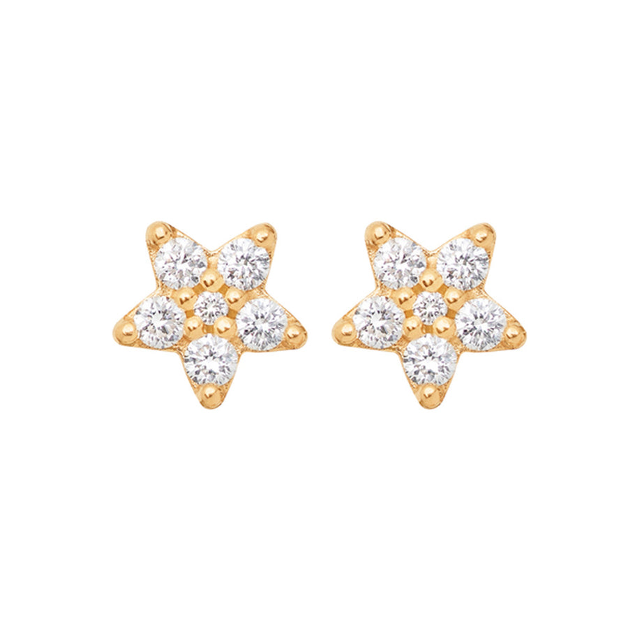 Shooting Stars 0.54ct Diamond Large Stud Earrings in 18K Yellow Gold